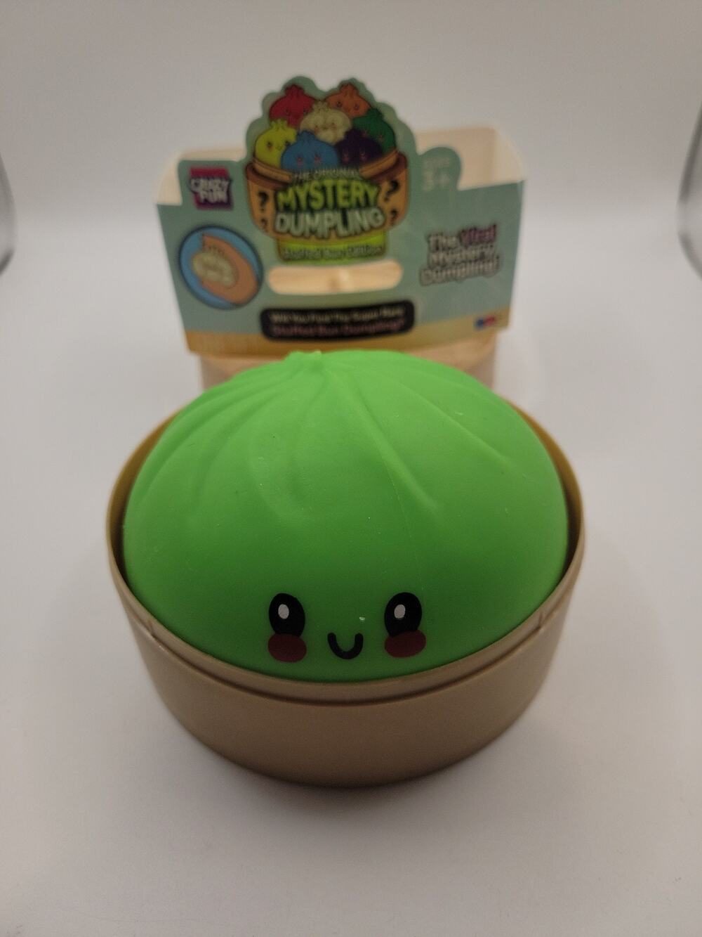 Five Below Stuffed Bun Mystery Dumpling Squishy RMS Green Fidget Squishy